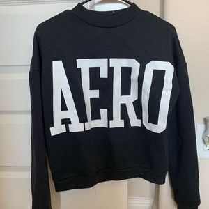 Aeropostale Black Logo Sweatshirt